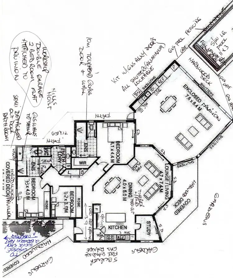 Floorplan of Homely rural property listing, 631 Nobbys Creek Road, Nobbys Creek NSW 2484