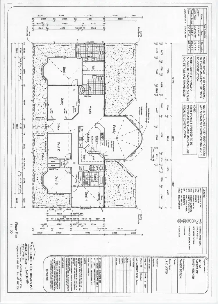 Floorplan of Homely house listing, 3 Farrier Drive, Tanby QLD 4703