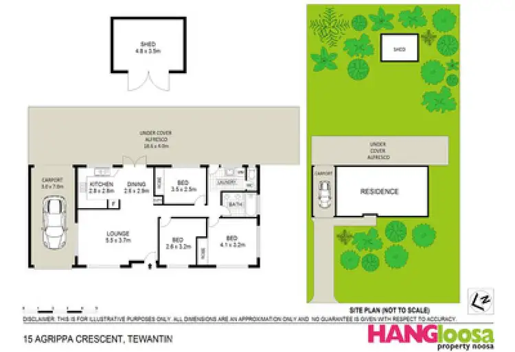 Floorplan of Homely house listing, 15 Agrippa Crescent, Tewantin QLD 4565