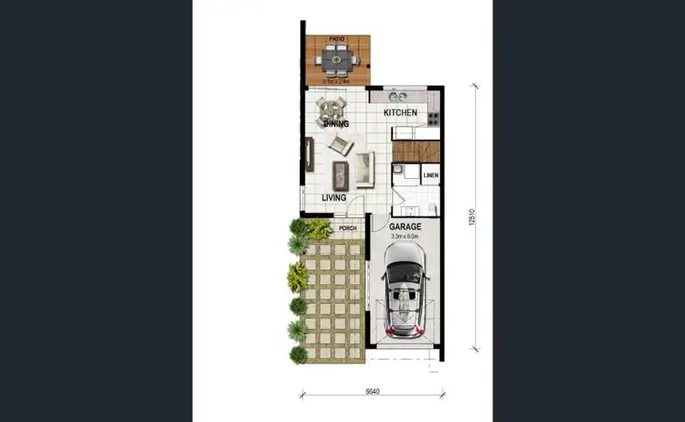 Floorplan of Homely townhouse listing, 7/18-20 William Street, Tweed Heads South NSW 2486