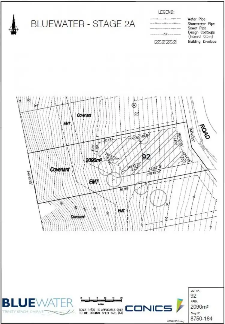 Floorplan of Homely land listing, 31 Flagship Drive, Trinity Beach QLD 4879
