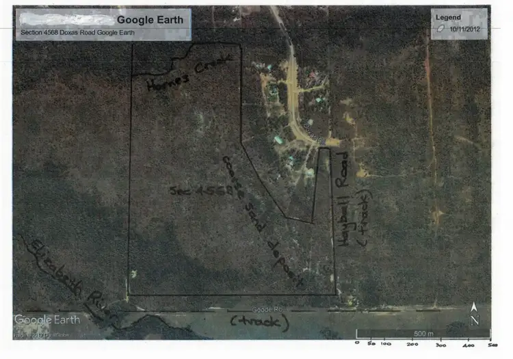 Floorplan of Homely land listing, Sec 4588 Doxas Road, Humpty Doo NT 836