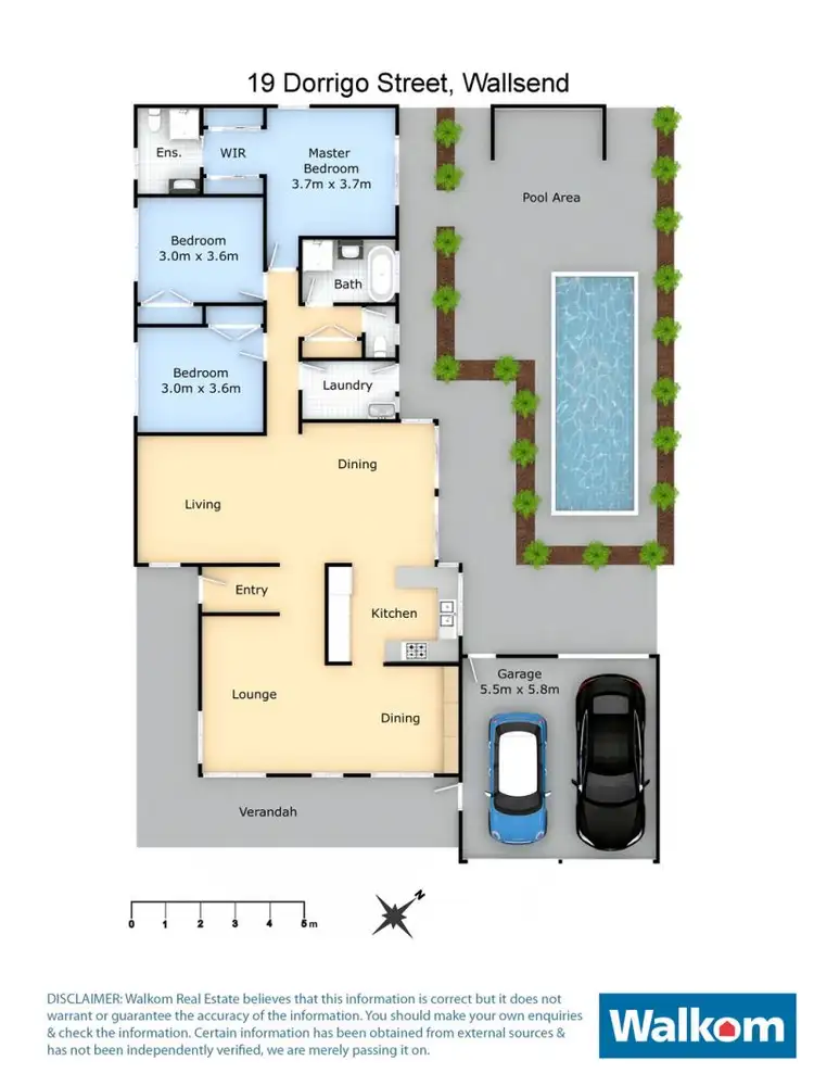 Floorplan of Homely house listing, 19 Dorrigo Street, Wallsend NSW 2287