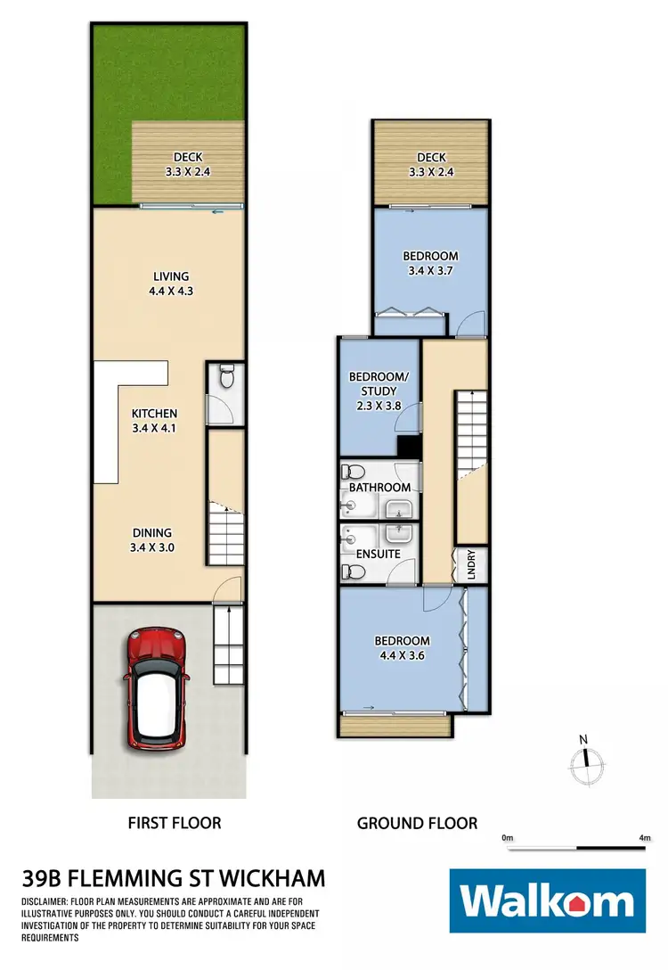 Floorplan of Homely townhouse listing, 39 (Lot 12) Fleming Street, Wickham NSW 2293