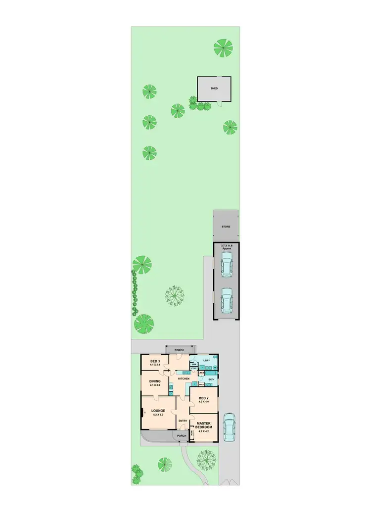 Floorplan of Homely house listing, 6 HIGH STREET, Seymour VIC 3660