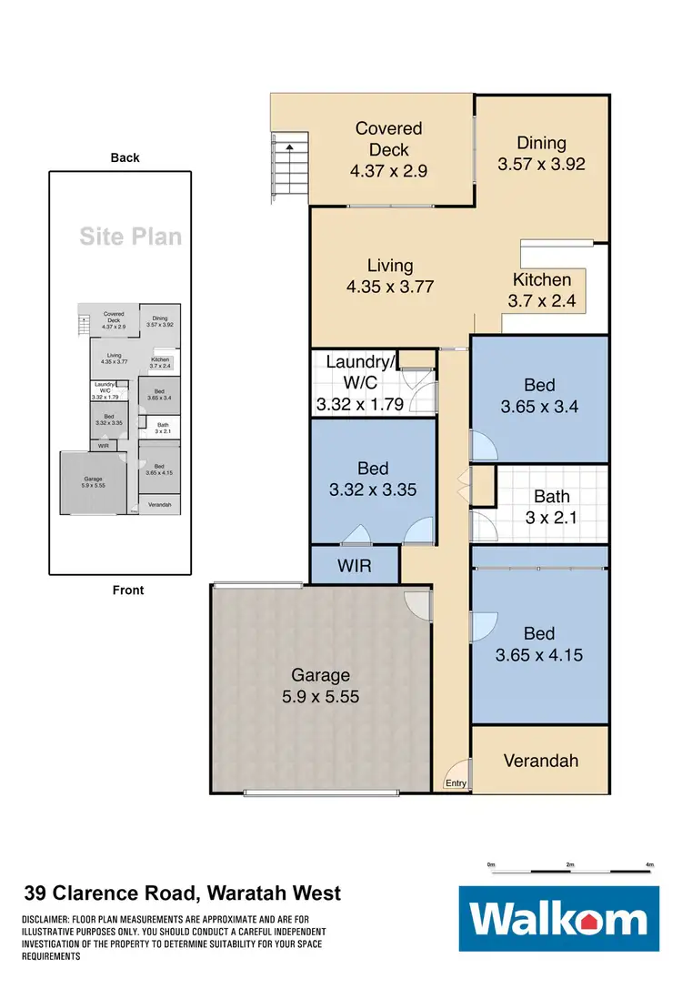 Floorplan of Homely house listing, 39 Clarence Road, Waratah NSW 2298