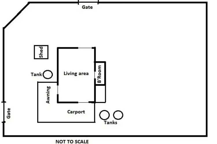 Floorplan of Homely house listing, 1 Lyons Crescent, Nome QLD 4816