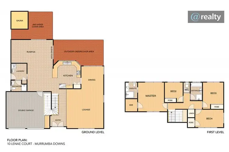 Floorplan of Homely house listing, 10 Lenae Court, Murrumba Downs QLD 4503