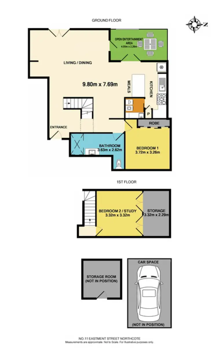 Floorplan of Homely warehouse listing, 2/11 Eastment Street, Northcote VIC 3070