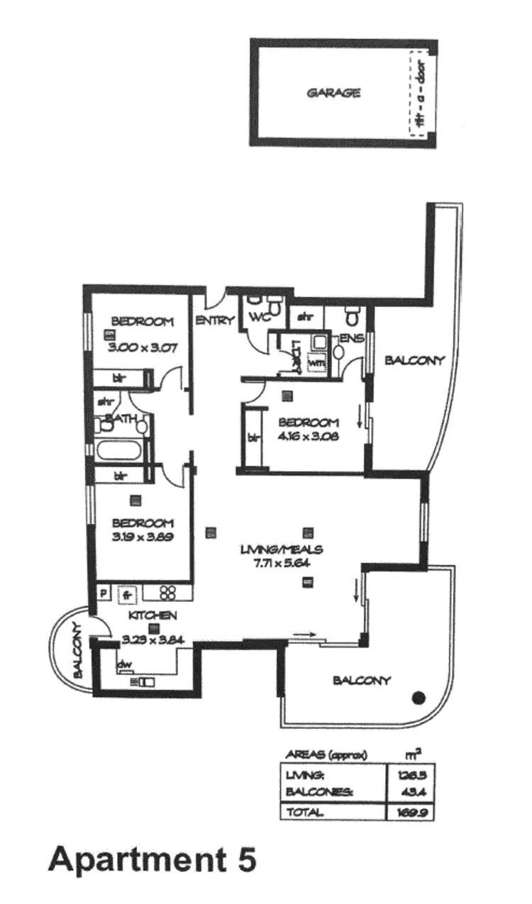 Floorplan of Homely apartment listing, 5/2 Glen Osmond Road, Parkside SA 5063