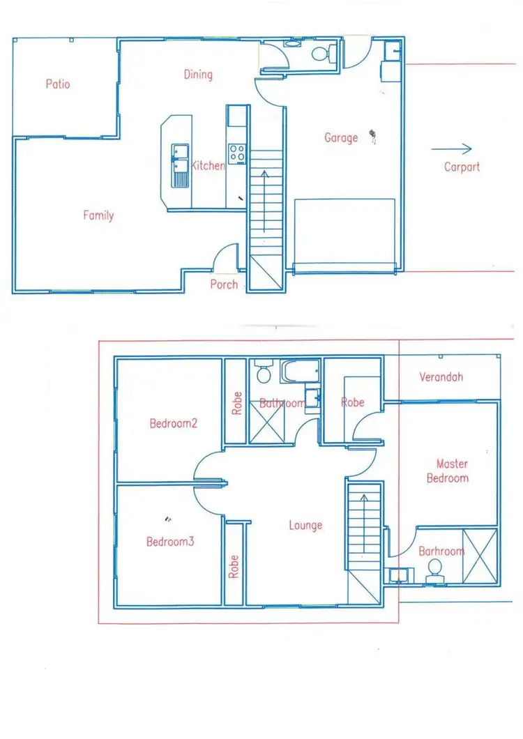 Floorplan of Homely townhouse listing, 2/6 Holland Street, Chinchilla QLD 4413
