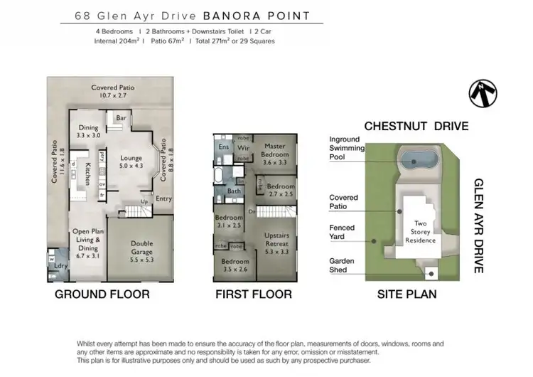 Floorplan of Homely house listing, 68 Glen Ayr Drive, Banora Point NSW 2486