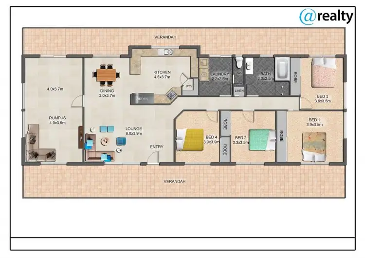 Floorplan of Homely house listing, 20 Pinto Dve, Conondale QLD 4552