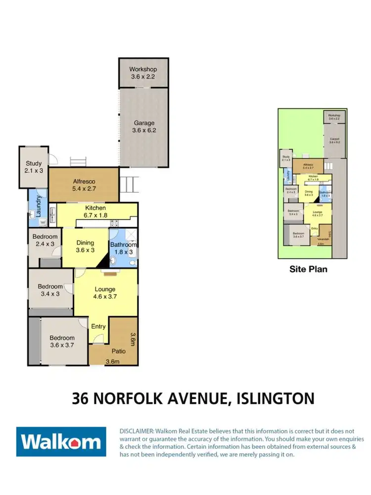 Floorplan of Homely house listing, 36 Norfolk Avenue, Islington NSW 2296