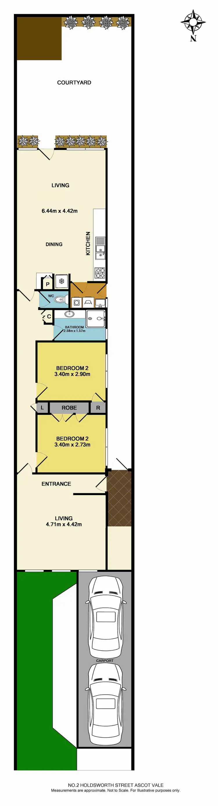 Floorplan of Homely house listing, 2 Holdsworth Street, Ascot Vale VIC 3032