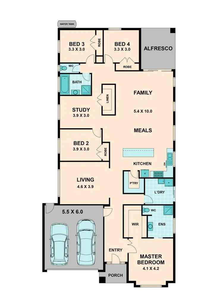 Floorplan of Homely house listing, 26 Chloe Drive, Broadford VIC 3658