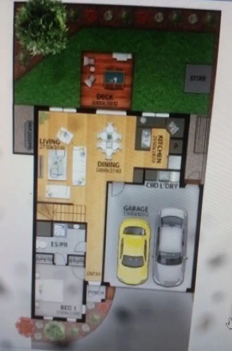 Floorplan of Homely townhouse listing, 2/4 Bennison Street, Croydon VIC 3136