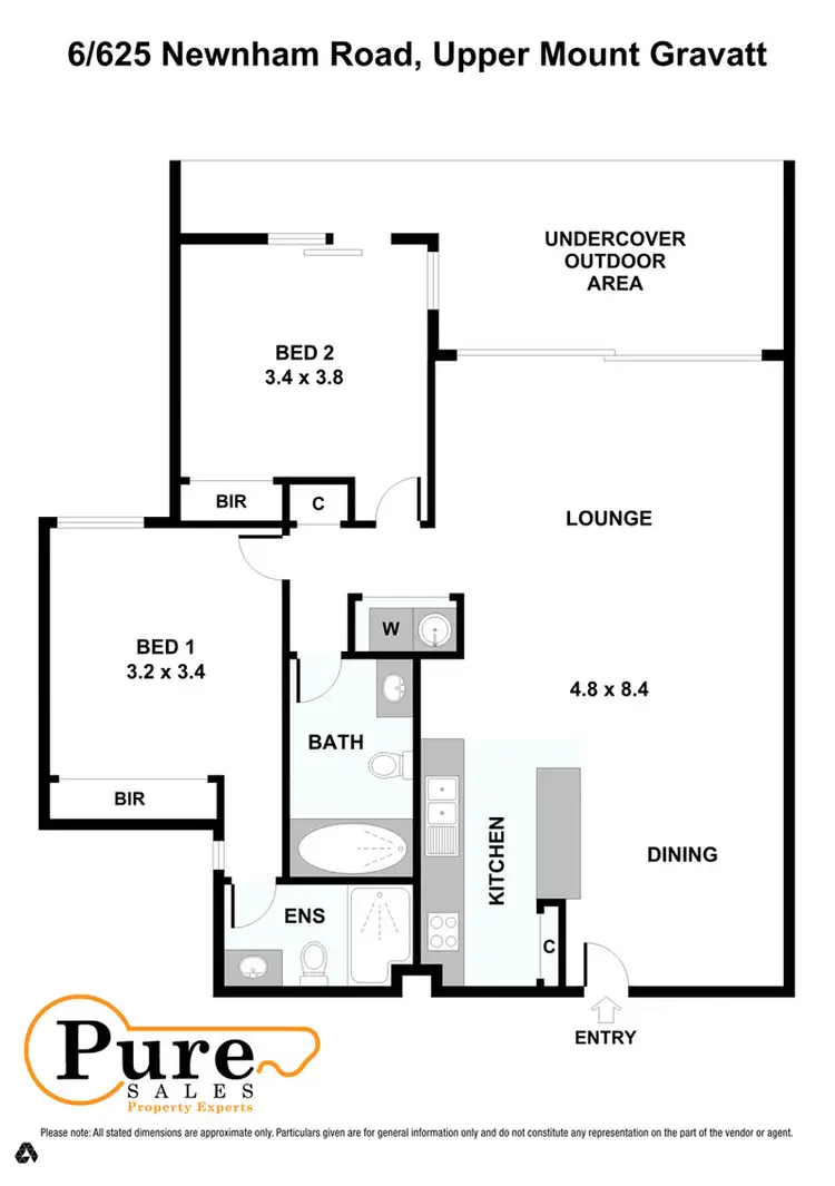 Floorplan of Homely apartment listing, 6/625 Newnham Road, Upper Mount Gravatt QLD 4122