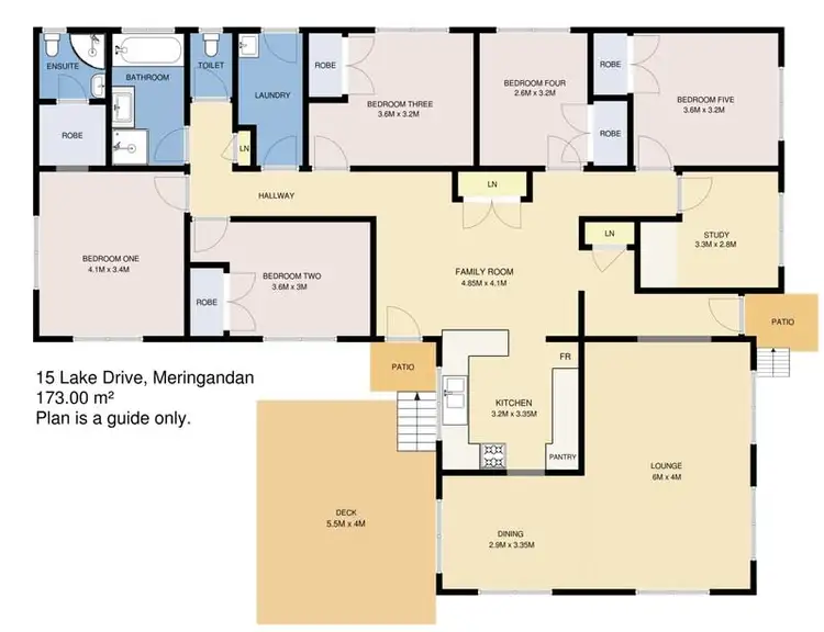 Floorplan of Homely house listing, 15 Lake Drive, Meringandan QLD 4352