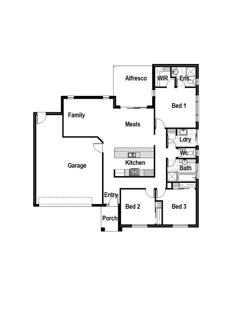 Floorplan of Homely house listing, 2/20 Ashburton Circuit, West Wodonga VIC 3690