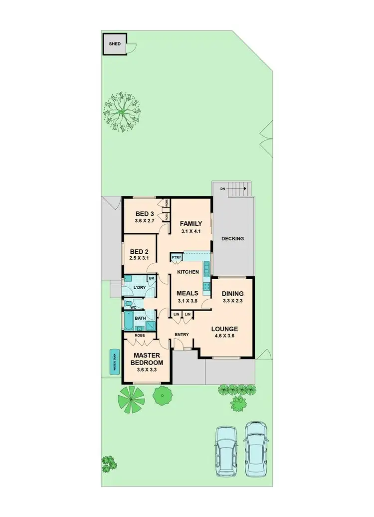 Floorplan of Homely house listing, 140 Windham Street, Wallan VIC 3756
