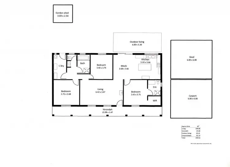Floorplan of Homely house listing, 60 Matthew Smillie Drive, Nairne SA 5252