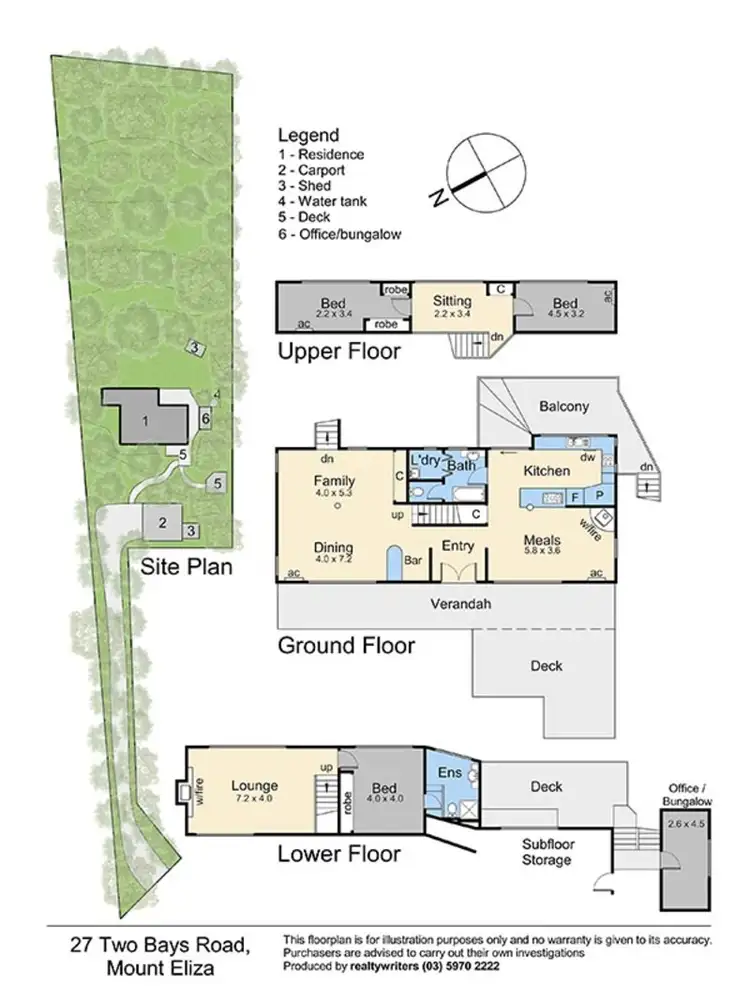 Floorplan of Homely house listing, 27 Two Bays Road, Mount Eliza VIC 3930