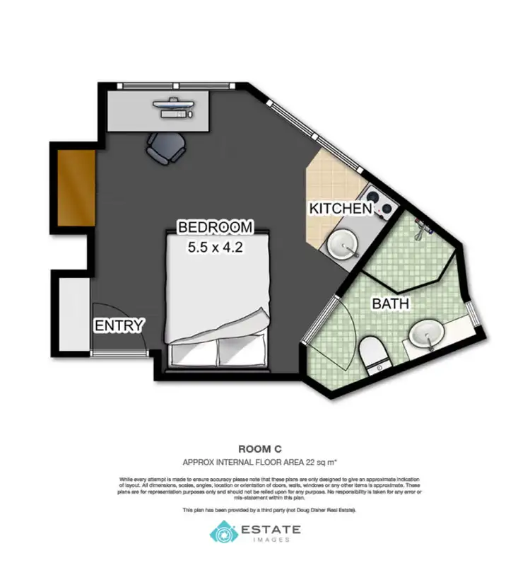 Floorplan of Homely unit listing, 1513/104 Margaret St, Brisbane City QLD 4000