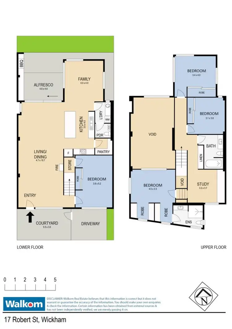Floorplan of Homely house listing, 17 Robert Street, Wickham NSW 2293