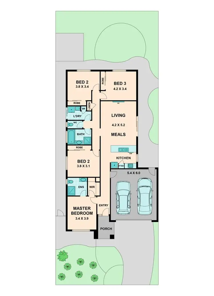 Floorplan of Homely house listing, 9 Treeviolet Lane, Wallan VIC 3756