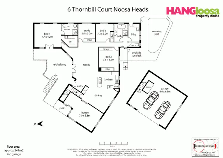 Floorplan of Homely house listing, 6 Thornbill Court, Noosa Heads QLD 4567