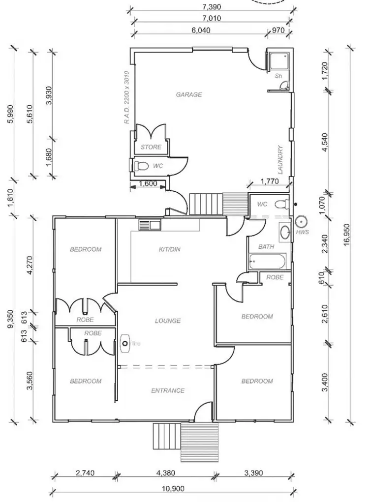 Floorplan of Homely house listing, 38 Gipps Street, Nanango QLD 4615