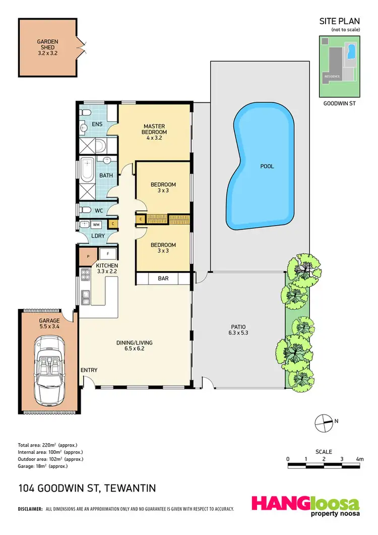 Floorplan of Homely house listing, 104 Goodwin Street, Tewantin QLD 4565