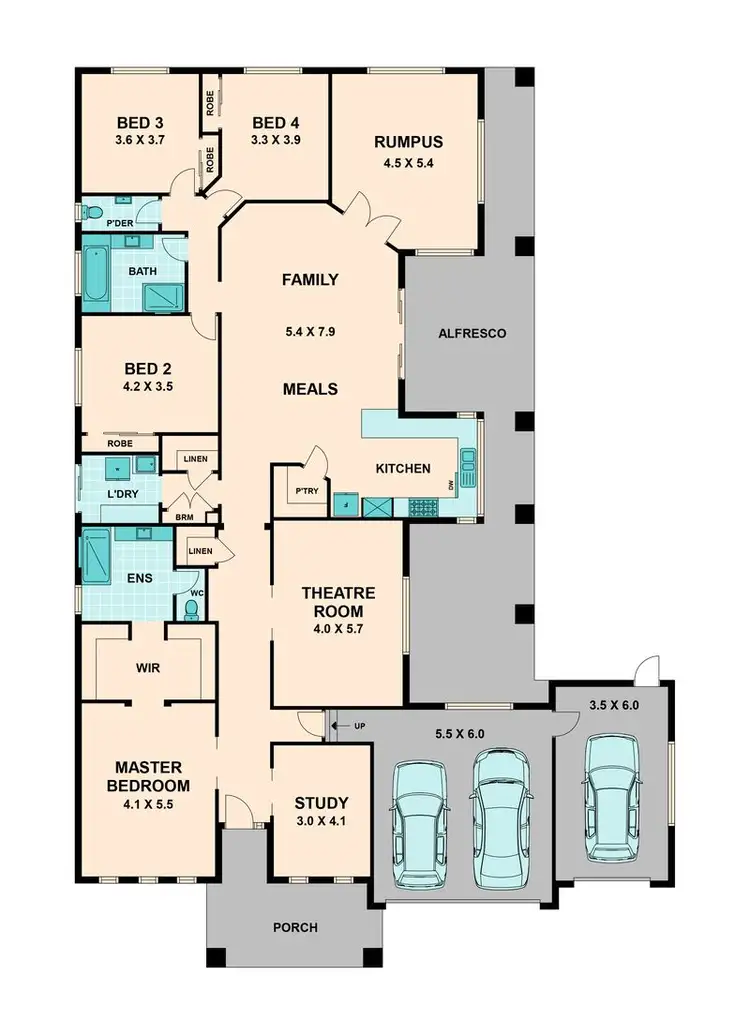 Floorplan of Homely house listing, 250 High Street, Broadford VIC 3658
