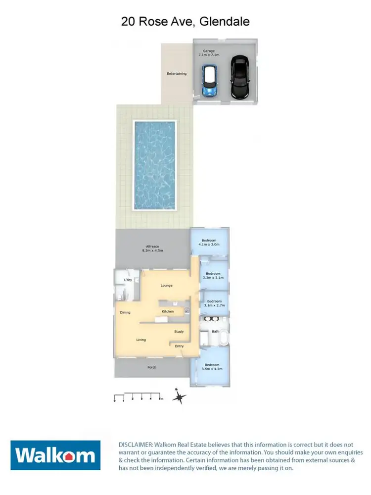 Floorplan of Homely house listing, 20 Rose Avenue, Glendale NSW 2285