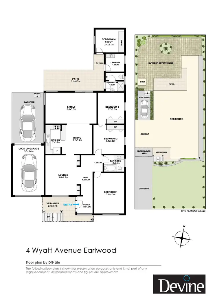Floorplan of Homely house listing, 4 Wyatt Avenue, Earlwood NSW 2206