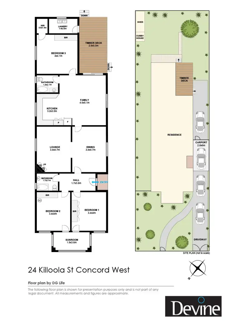 Floorplan of Homely house listing, 24 Killoola Street, Concord West NSW 2138
