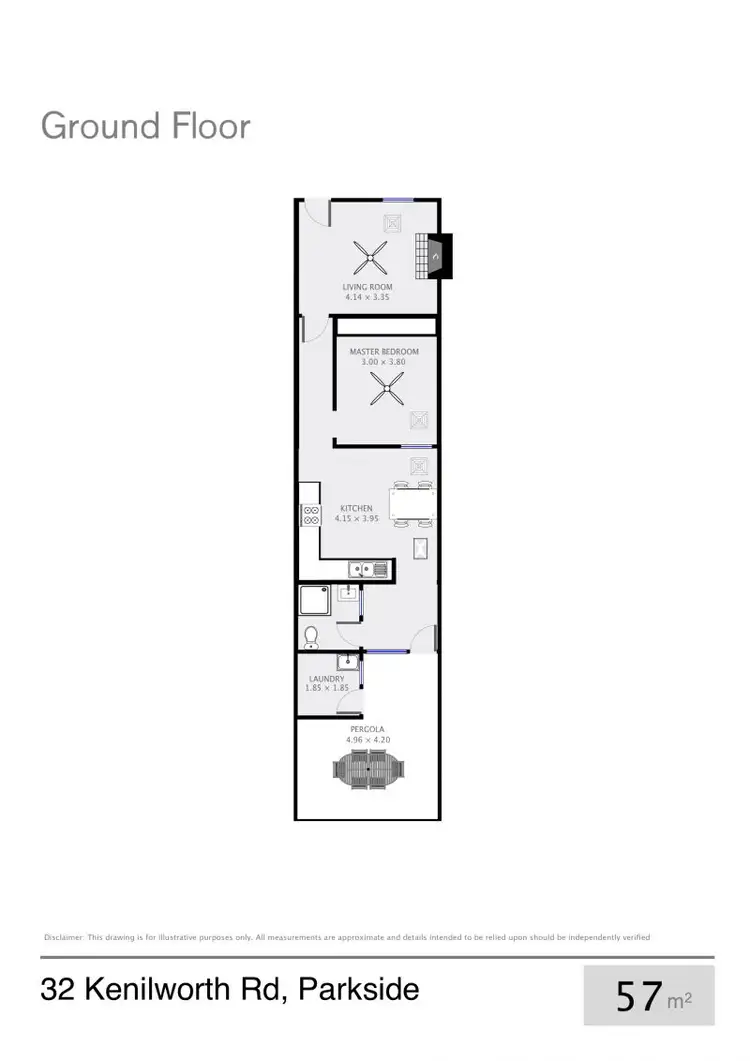 Floorplan of Homely house listing, 32 Kenilworth Road, Parkside SA 5063
