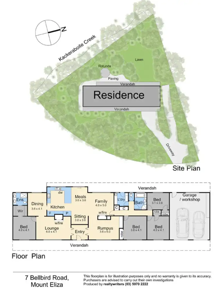 Floorplan of Homely house listing, 7 Bellbird Road, Mount Eliza VIC 3930