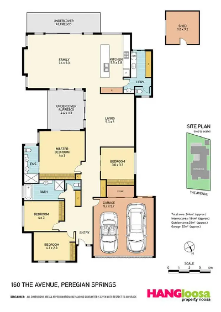 Floorplan of Homely house listing, 160 The Avenue, Peregian Springs QLD 4573