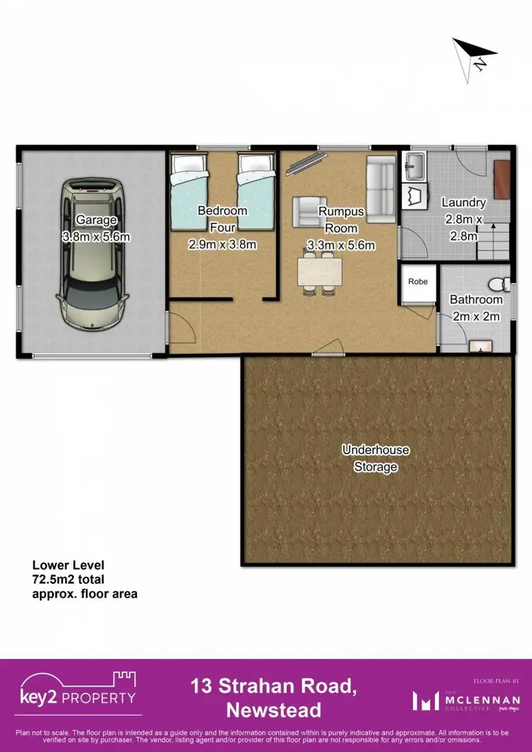 Floorplan of Homely house listing, 13 Strahan Road, Newstead TAS 7250