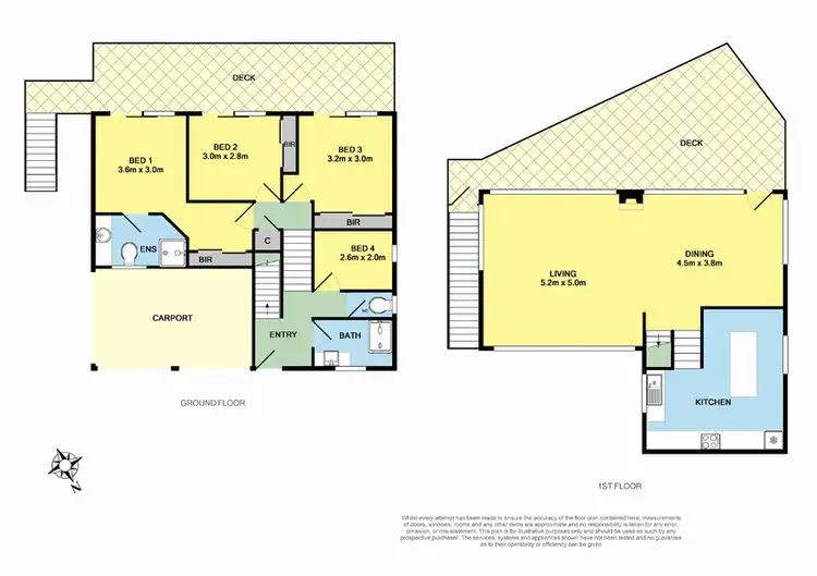 Floorplan of Homely house listing, 26 The Boulevarde, Wye River VIC 3221