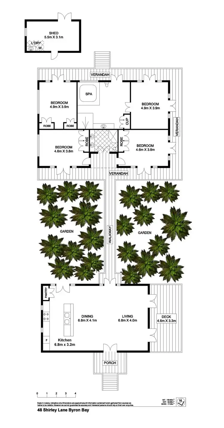 Floorplan of Homely house listing, 48 Shirley Lane, Byron Bay NSW 2481