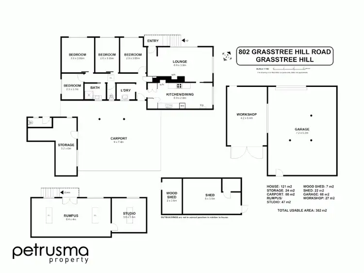 Floorplan of Homely house listing, 802 Grasstree Hill Road, Grasstree Hill TAS 7017
