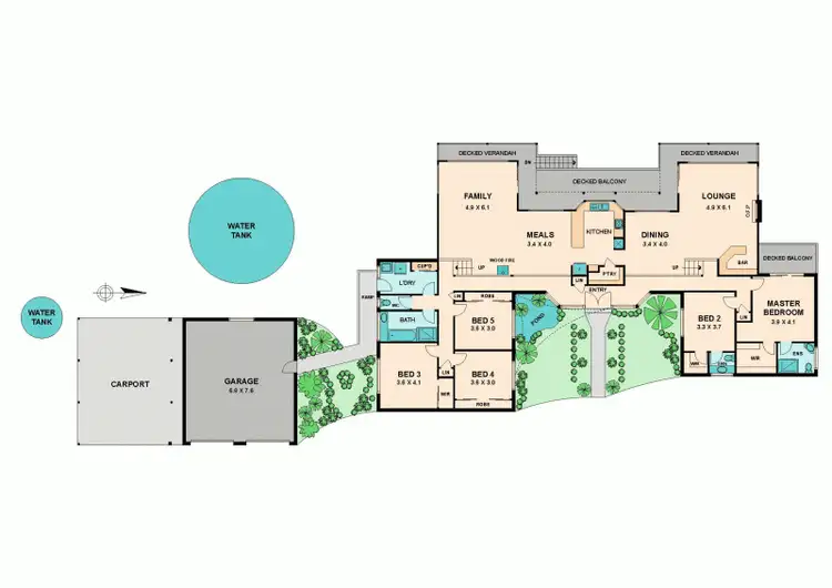 Floorplan of Homely house listing, 10 REEDY CREEK ROAD, Reedy Creek VIC 3658