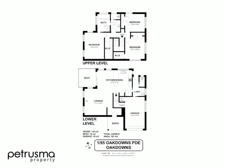 Floorplan of Homely house listing, 1/85 Oakdowns Parade, Oakdowns TAS 7019