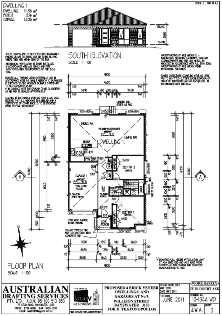 Floorplan of Homely villa listing, 1-4/9 Willison Street, Bayswater VIC 3153