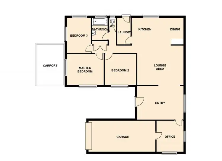 Floorplan of Homely house listing, 7 Brown Street, Lawnton QLD 4501