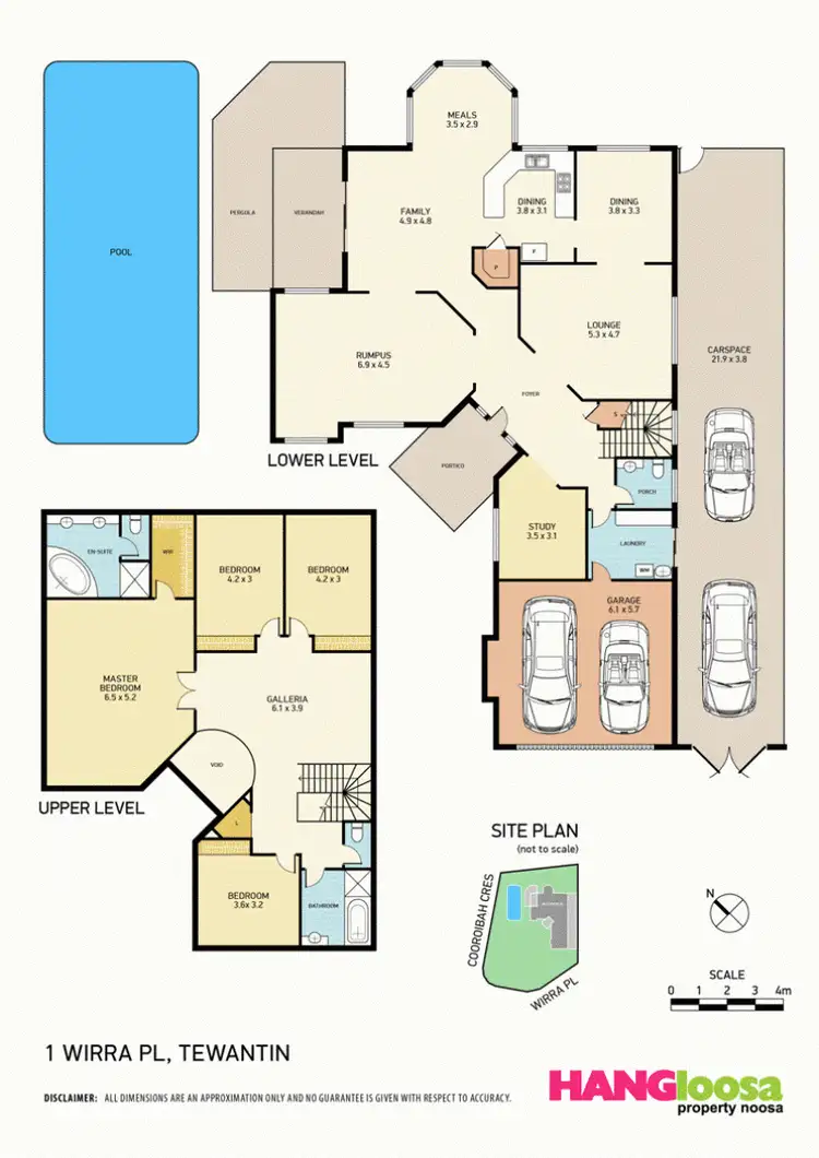 Floorplan of Homely house listing, 1 Wirra Place, Tewantin QLD 4565