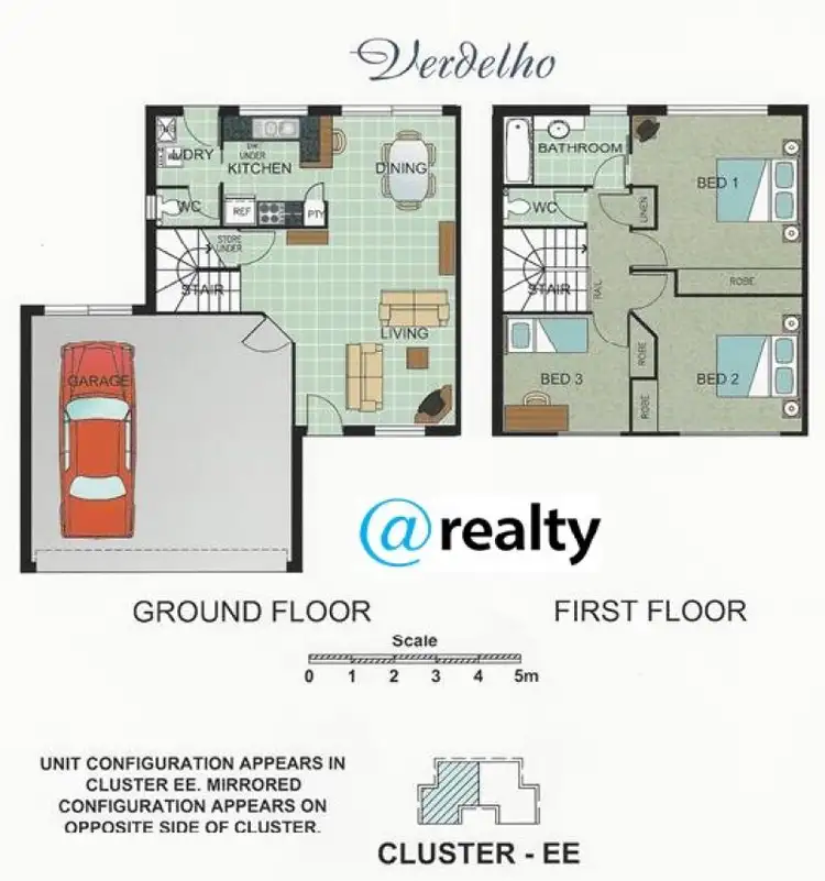 Floorplan of Homely townhouse listing, 219/2 Nicol Way, Brendale QLD 4500